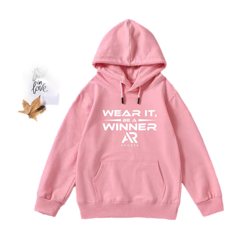 AR Sportswear Children's Slogan Hoodie