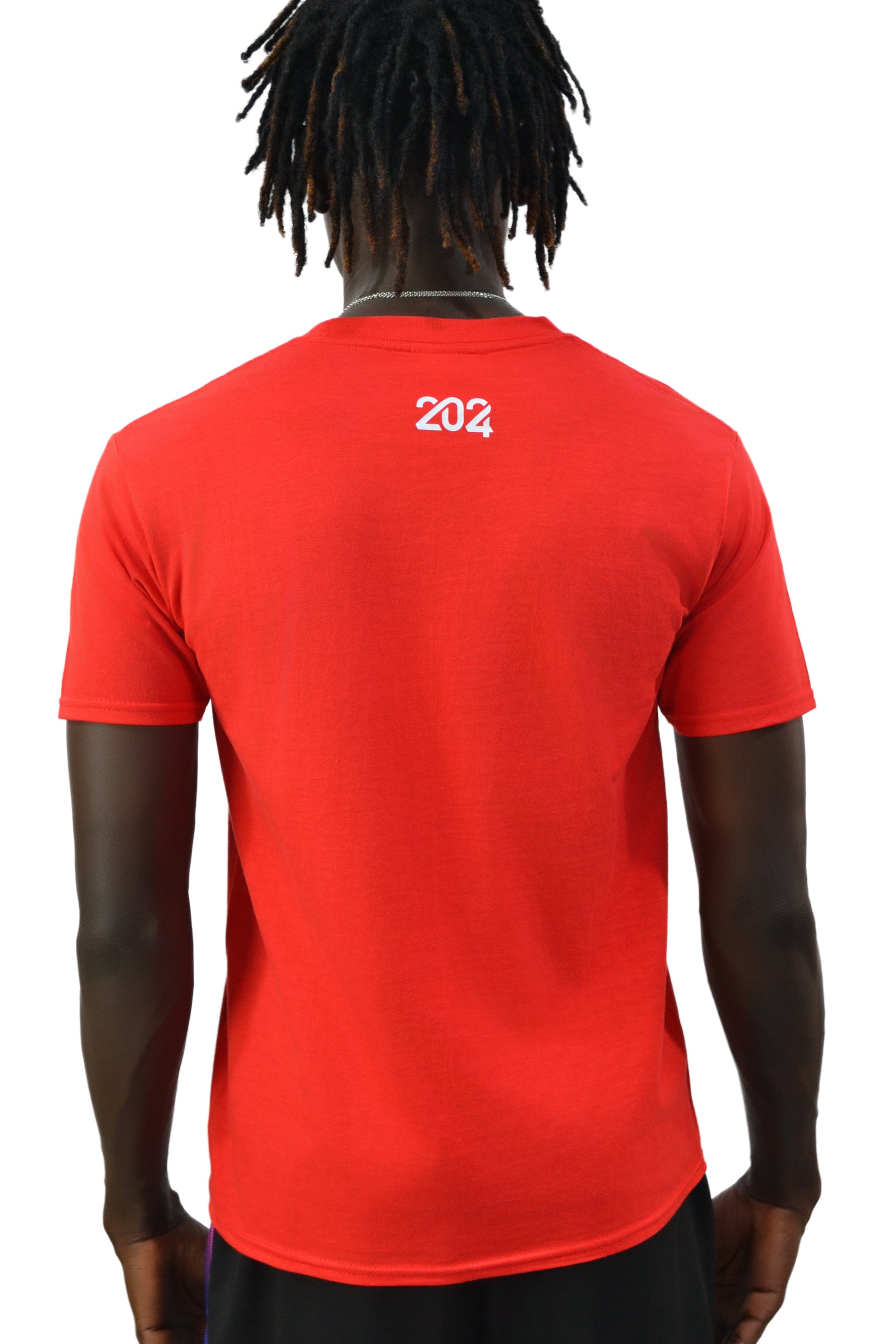 AR red t-shirt