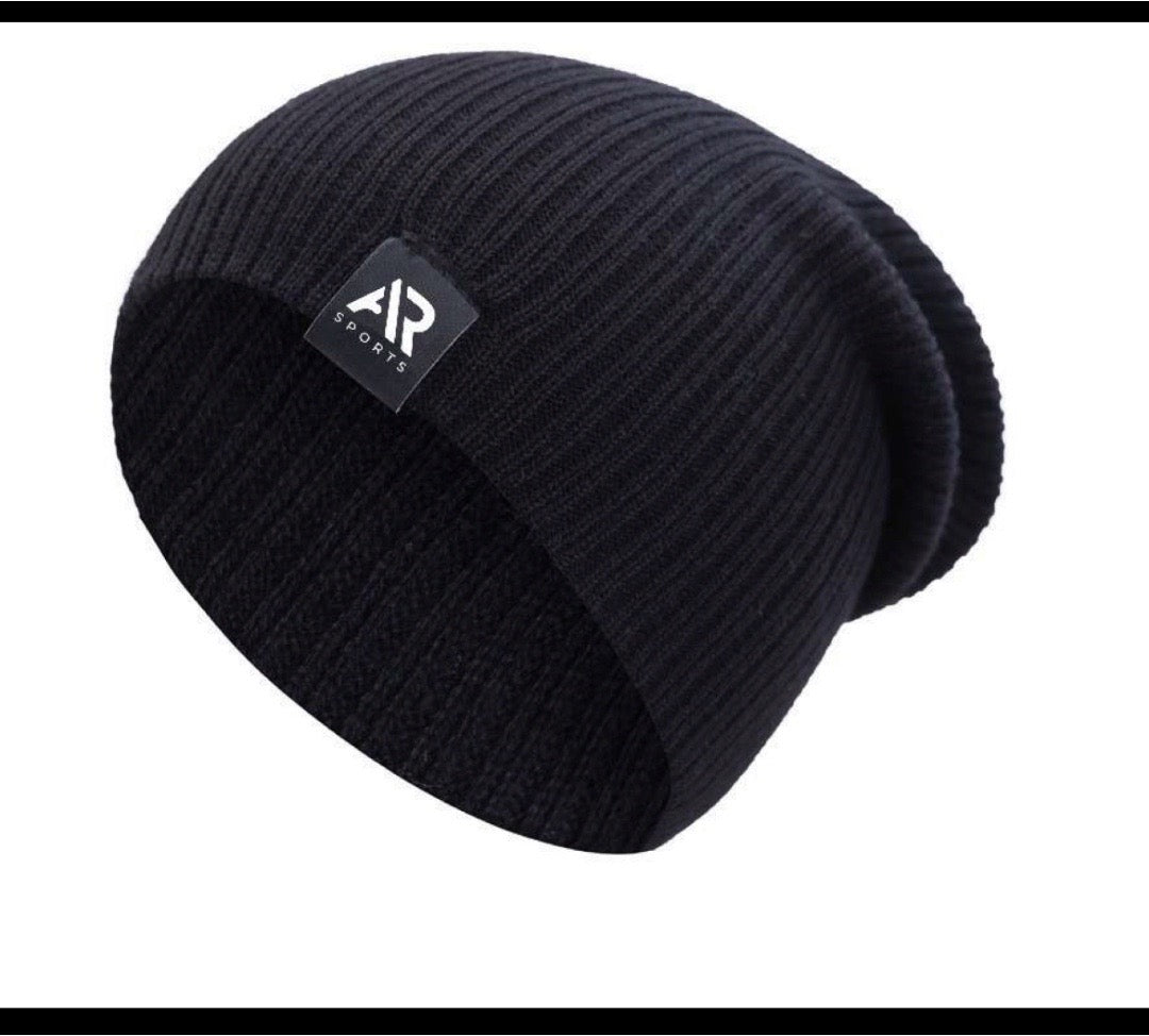 black beanie