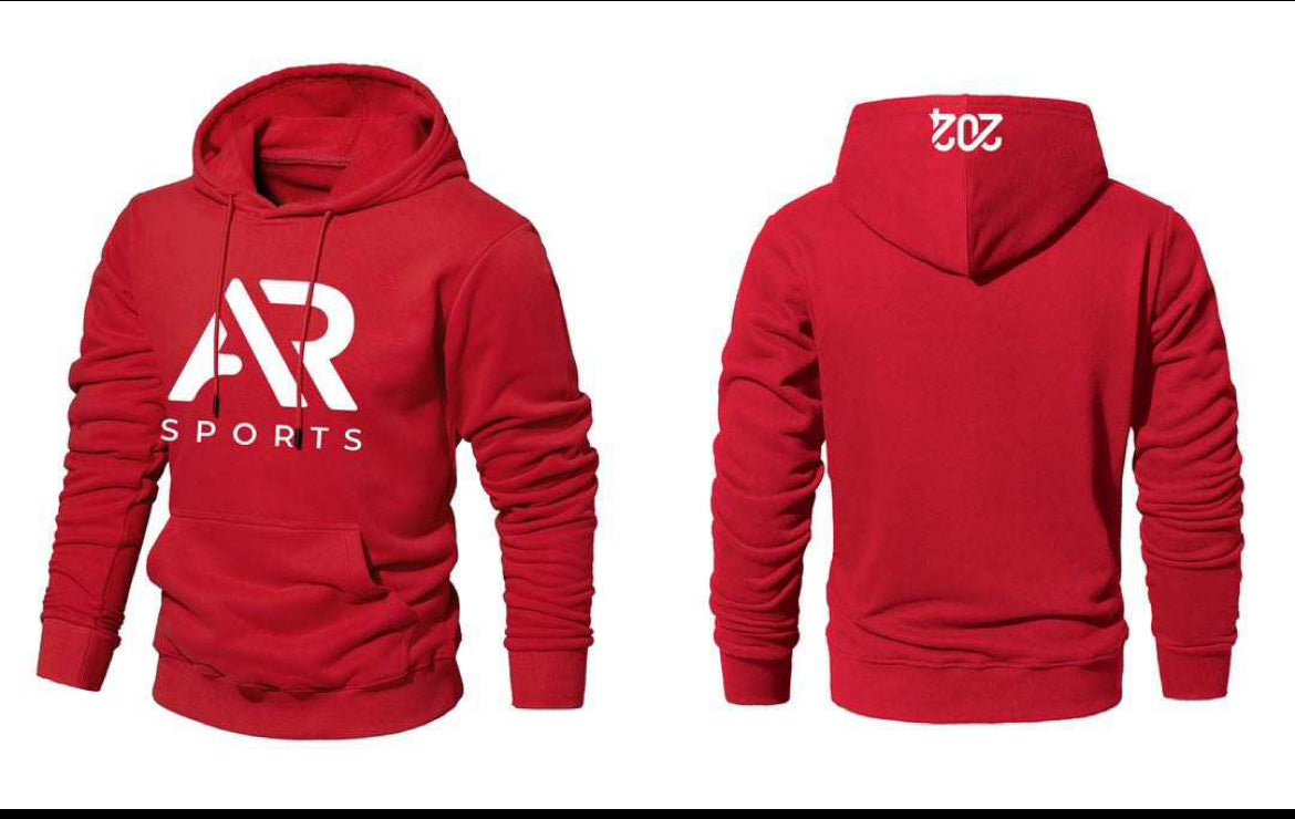 red hoodie