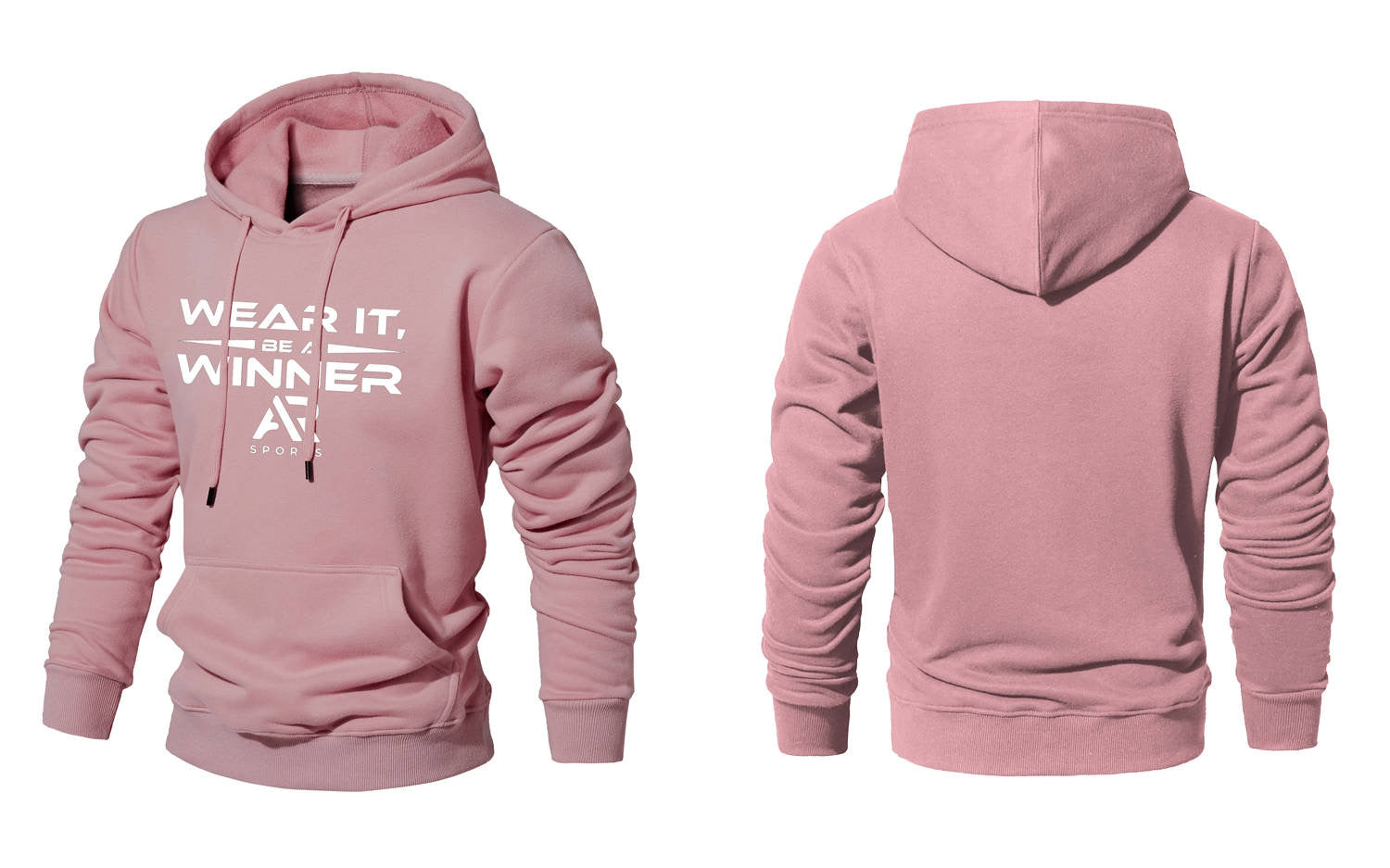 pink hoodie AR sportswear