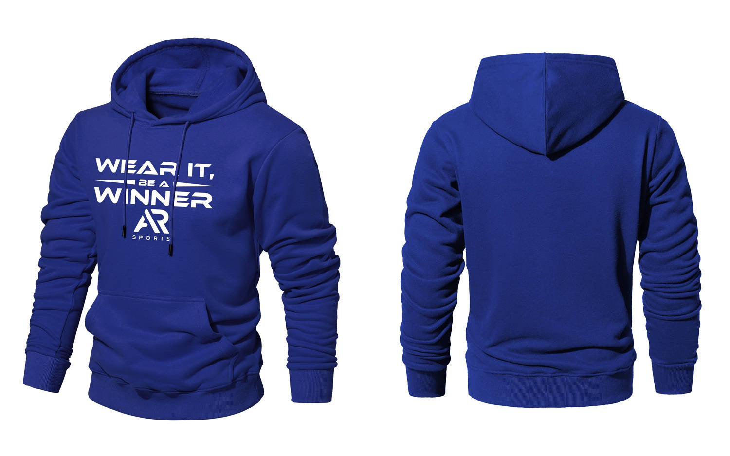 blue hoodie AR sportswear