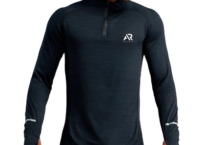 men's quarter zip gym