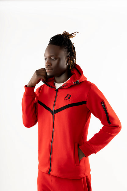 men's red  hoodie